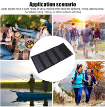 Load image into Gallery viewer, 40W Folding Solar Panel - Portable Solar Panel for Backpacking Traveling for Camping (Black)