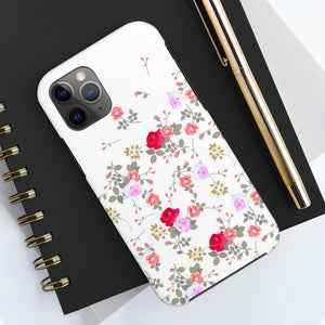Floral iPhone Samsung Galaxy Case Mate Tough Phone Cases