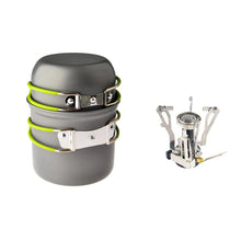 Load image into Gallery viewer, Ultralight Portable Outdoor Pot, Pan, &amp; Stove Set