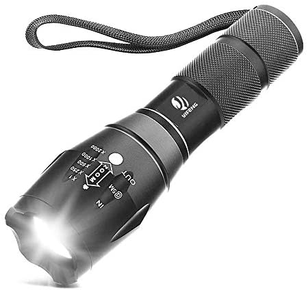 LED Flashlight - T6 Ultra Bright, Adjustable Focus