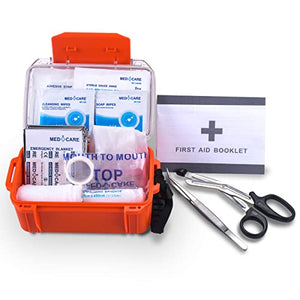 First Aid Survival Kit - Waterproof, Lightweight, Perfect for Camping and Hiking