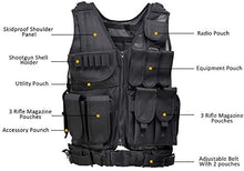 Load image into Gallery viewer, Tactical Vest for Men-600D Encryption Polyester-Military Vest - Adjustable Lightweight Combat Vest (Non Plate Carrier)