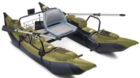 The Colorado - Inflatable Fishing Pontoon Boat With Motor Mount