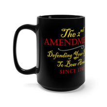 Load image into Gallery viewer, 2nd Amendment Black Mug 15oz