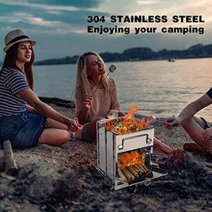 thumbnail image 2 of Snapklik.co : Caping Wood Burning Stove Portable - Folding Cap Stove 2 of 11