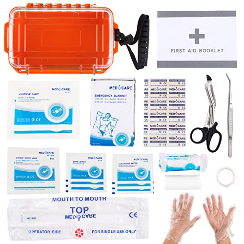 Waterproof First Aid Kit Lightweight Portable Emergency Camping