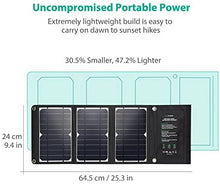 Load image into Gallery viewer, Solar Charger 16W Solar Panel with Dual USB Ports - Waterproof, Foldable, Camping, Travel Charger