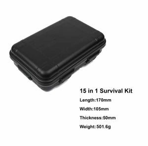 15 in 1 - Outdoors Survival Kit