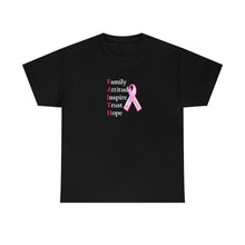 Load image into Gallery viewer, Warriors of Hope (Breast Cancer Awareness) Unisex Heavy Cotton Tee