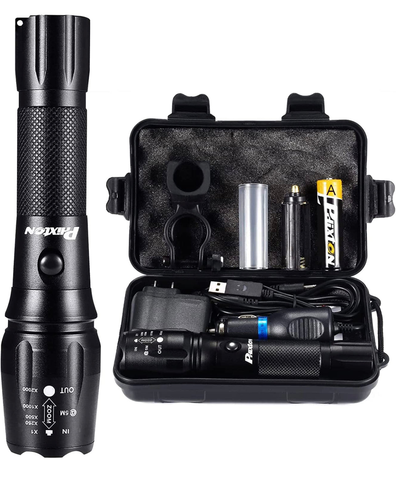 LED Rechargeable Tactical Flashlight