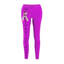 Load image into Gallery viewer, Warriors of Hope (Breast Cancer Awareness) - Women&#39;s Cut &amp; Sew Casual Leggings