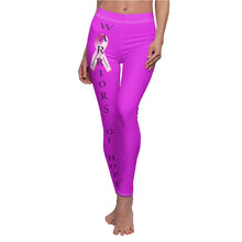 Load image into Gallery viewer, Warriors of Hope (Breast Cancer Awareness) - Women&#39;s Cut &amp; Sew Casual Leggings