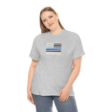 Load image into Gallery viewer, Thin Blue Line - Unisex Heavy Cotton Tee