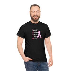 Warriors of Hope (Breast Cancer Awareness) Unisex Heavy Cotton Tee