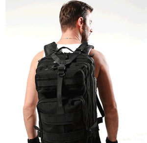 30L Military Style Day-pack: Water-resistant, 600D Nylon