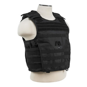 Tactical Vest 11"X14" MOLLE and PALS - Law Enforcement MED-2XL (Plates Not Included)