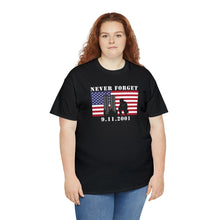 Load image into Gallery viewer, Never Forget 9.11 Unisex Heavy Cotton Tee