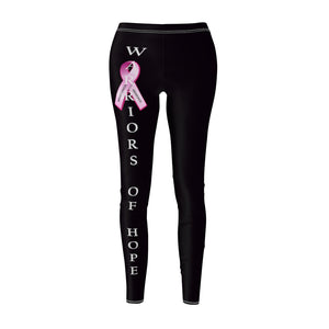 Warriors of Hope (Breast Cancer Awareness) - Women's Cut & Sew Casual Leggings