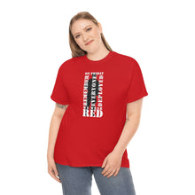 Load image into Gallery viewer, On Friday We Wear R.E.D. - Unisex Heavy Cotton Tee (Red)