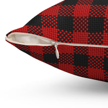 Load image into Gallery viewer, Plaid - Spun Polyester Square Pillow