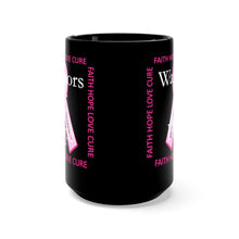 Load image into Gallery viewer, Warriors of Hope (Breast Cancer Awareness) - Black Mug 15oz